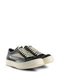 Rick Owens vintage sneakers in beluga grey with lace-up fastening, perfect for trendy outfits and urban fashion collections.