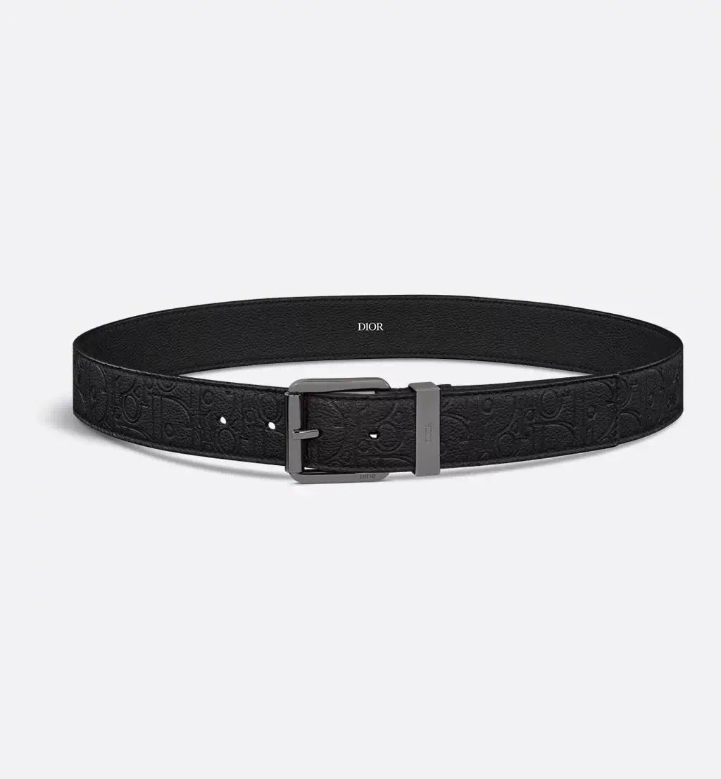 Belt Black Dior Gravity Leather
